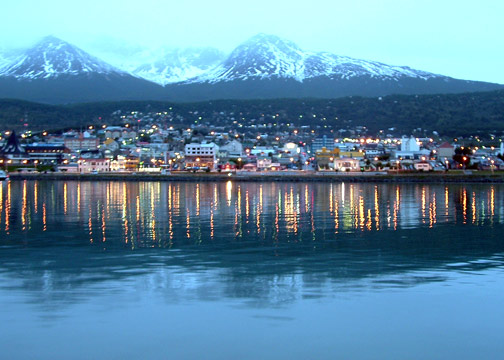 Ushuaia at twighlight