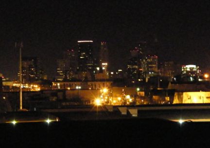 Minneapolis, MN during 
Earth Hour 2009