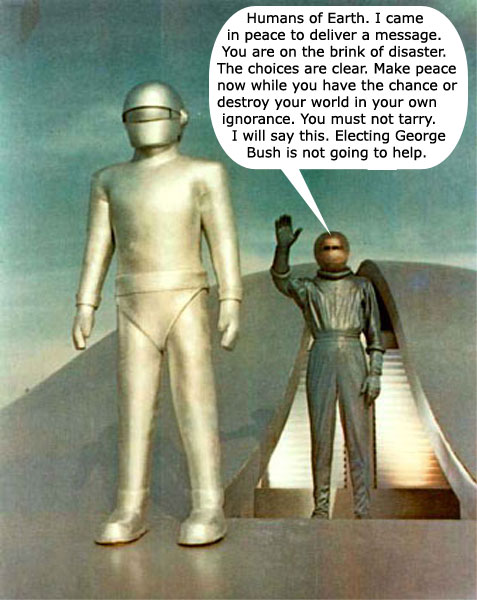 'Gort! Klaatu barada nikto!'