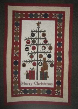 Marianne's Christmas Cat Quilt