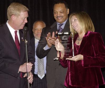 Richard A. Gephardt (D-Mo), Berry Gordy,  Rev. Jesse Jackson, & Barbra Streisand