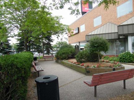 Rest area at Wells Fargo 
Nicollet-Lake