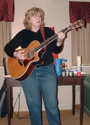 Teresa Chandler at 
Applecon, April 12, 2008