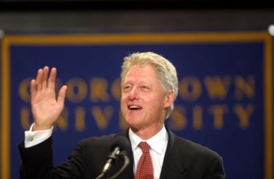 Bill Clinton At Georgetown