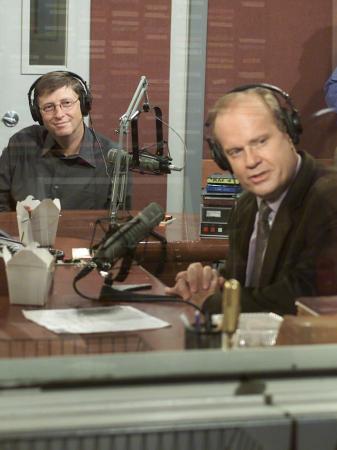 Bill Gates & Kelsey Grammar On 'Frasier'