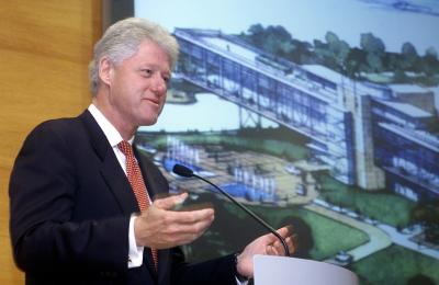 Bill Clinton & Library Plans