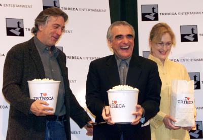 Robert De Niro, Martin Scorsese & Meryl Streep