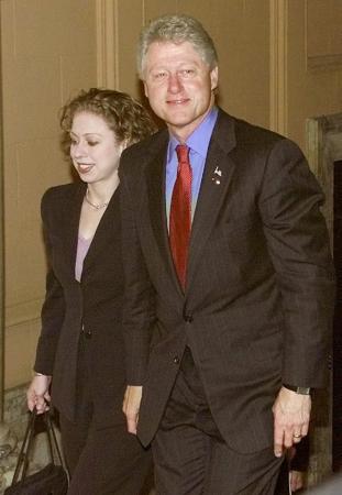 Chelsea Clinton & Her Father, Bill, The Last Elected President