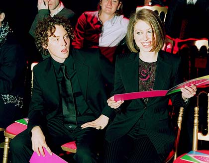 Chelsea Clinton and her boyfriend, Ian Klaus