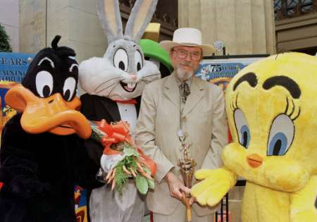 Chuck Jones, July 23, 1998.  Photo by Rose Prouser