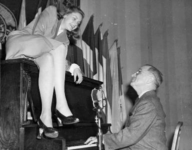 Picturing History: Lauren Bacall with Senator Truman