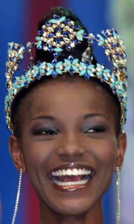 The Newest Miss World, Agbani Darego of Nigeria