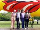 Charlie Watts, Mick Jagger, Ron Wood and Keith Richards. Photo by Jeff Christensen